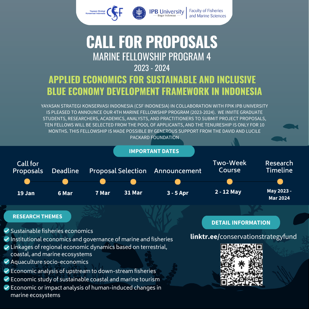 Marine Fellowship Program 2023 2024 Conservation Strategy Fund   CFP MFP4 